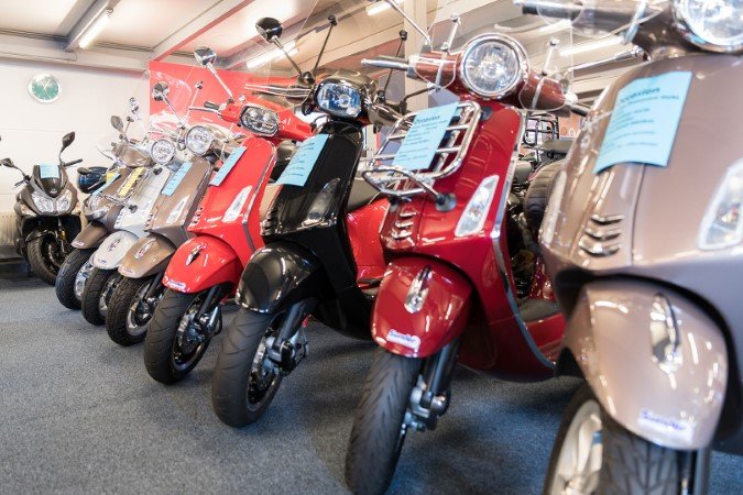 Tweedehands scooter 45 km assortiment sunder bromfietsen